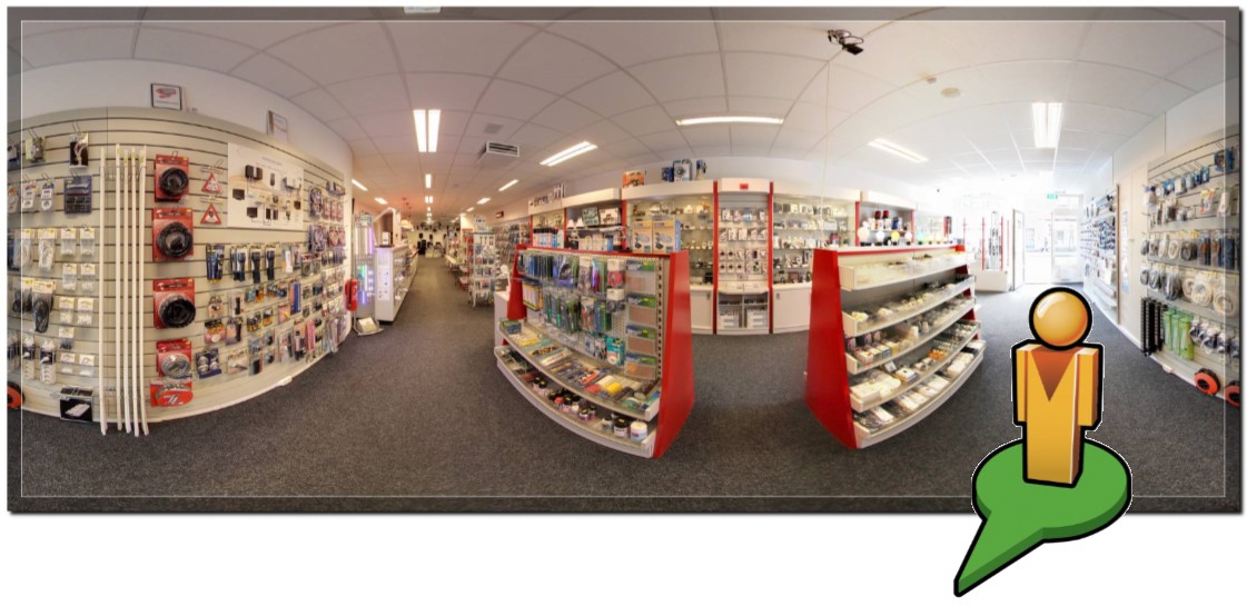 Baur Electronics Venlo virtuele winkel Google streetview