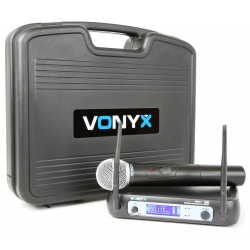 1-Kanaals VHF draadloze handmicrofoon met display - wm511