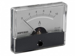 analoge paneelmeter voor dc stroommetingen 10a dc / 60 x 47mm - aim6010a