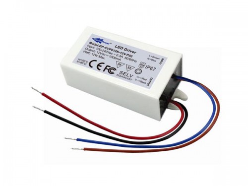 led power supply single output 12 vdc 12 w - gp-cvp012n-12v