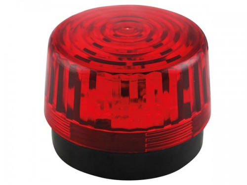 led-knipperlicht - rood - 12 vdc -  ø 100 mm - haa100rn