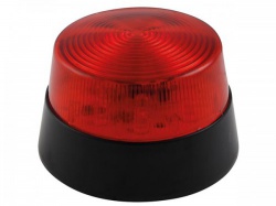 led-knipperlicht - rood - 12 vdc -  ø 77 mm - haa40rn