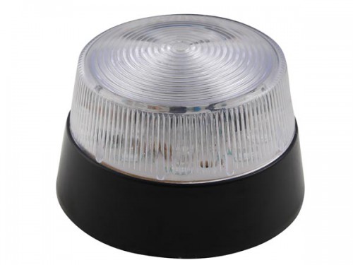 led-knipperlicht - transparant - 12 vdc -  ø 77 mm - haa40wn