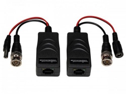 tvi video-/ voedingsbalun met 8p8c (rj45) connector en bnc/voedingskabels - paar - cv049