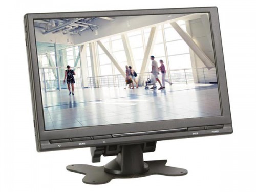 9" digitale tft-lcd monitor met afstandsbediening - 16:9 / 4:3 - mon9t1