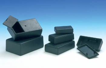 soap behuizing - zwart 58 x 35 x 16mm - tk10010b