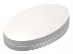 plastic handheld enclosure - ovotek white - 165.3 x 103.2 x 38.5 mm - tkok17
