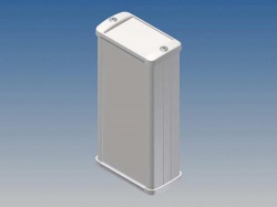 aluminium behuizing - wit - 125 x 59.9 x 30.9 mm - tk13.7