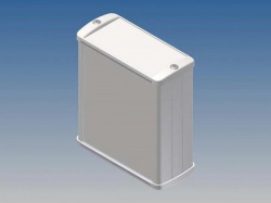 aluminium behuizing - wit - 100 x 85.8 x 36.9 mm - tk21.7