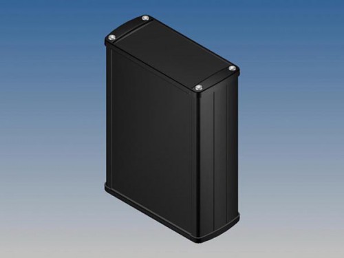 aluminium behuizing - zwart - 145 x 105.9 x 45.8 mm - tk32.9