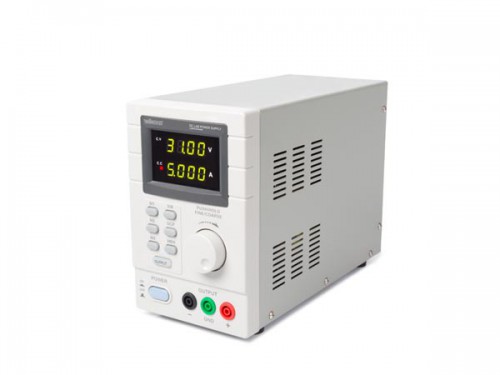programmeerbare labovoeding 0-30 vdc / 5 a max. - dubbele led-display met usb 2.0-interface - labps3005dn