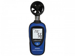 digitale mini thermometer-anemometer - dem400