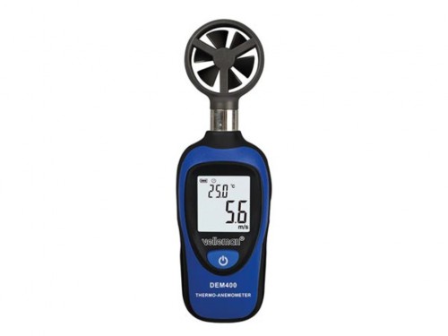 digitale mini thermometer-anemometer - dem400