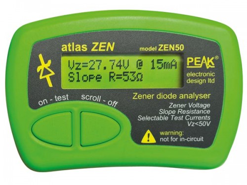 atlas zen - zenerdiode-analysator (0 - 50 v) - zen50