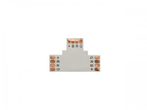 flexibele pcb connector - t-vorm - 10 mm - rgb kleur - lcon22