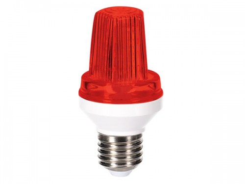 mini ledflitslamp - e27 - 3 w - rood - hqpl11028