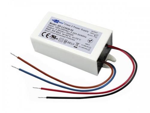 schakelende led-voeding - 1 uitgang - 8 w - 350 ma - 3 ~ 36 vdc - constante stroom - gp-lc3536-02