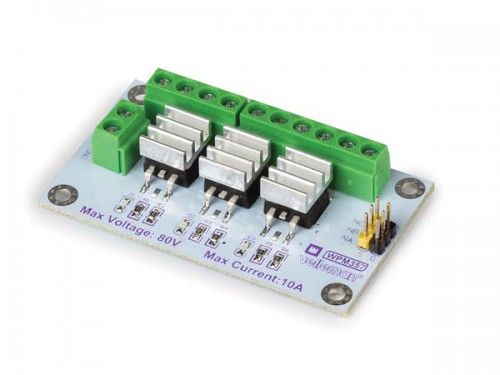 3-channel high power mosfet (irf540ns) module - wpm357