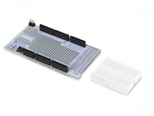 protoshield prototyping board with mini breadboard for arduino® mega - wpsh216
