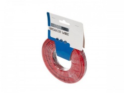 luidsprekerkabel - rood/zwart - 2 x 1.50 mm² - 25 m - hqlw10003