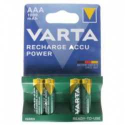 VARTA AAA ACCU 1000MA BL.A4 - varta 5703