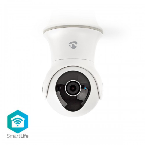 SmartLife Camera voor Buiten | Wi-Fi | Full HD 1080p | IP65 | Cloud Opslag (optioneel) / Intern 16 GB | 12 V DC | Nachtzicht | Android™ / IOS | Wit - wifico20gwt
