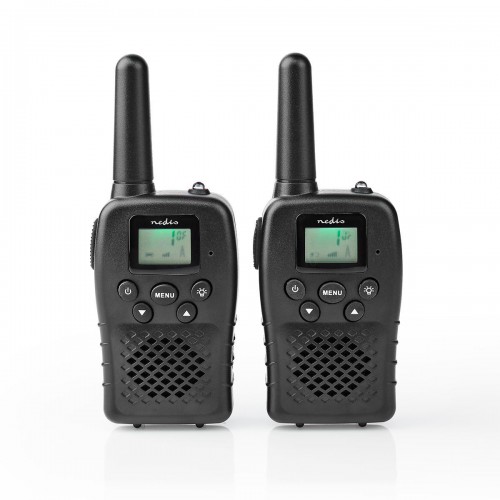 Walkie talkie Set | 2 Handsets | Tot 10 km | Frequentiekanalen: 8 | PTT / VOX | tot 3 uur | Zwart - wltk1000bk