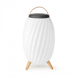 Bluetooth® Speaker met Sfeerverlichting | 6 uur | Sfeerontwerp | 90 W | Mono | RGB / Warm Wit | IPX5 | Koppelbaar | Grijs / Wit - spbt35810wt