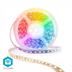 SmartLife LED Strip | Wi-Fi | Koel Wit / RGB / Warm Wit | SMD | 5.00 m | IP65 | 2700 - 6500 K | 960 lm | Android™ / IOS - wifils50crgbw