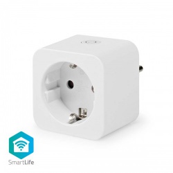 SmartLife Smart Stekker | Wi-Fi | Energiemeter | 3680 W | Type F (CEE 7/3) | 0 - 55 °C | Android™ / IOS | Wit - wifip121fwt