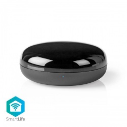 SmartLife IR Afstandsbediening | Wi-Fi | Universeel | Signaalbereik: 5 m | 38 KHz | USB Gevoed | Android™ / IOS | Zwart - wifirc10cbk