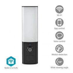 SmartLife Camera voor Buiten | Wi-Fi | Omgevingslicht | Full HD 1080p | IP65 | Cloud Opslag (optioneel) / microSD (niet inbegrepen) / Onvif | 100 - 240 V AC | Met bewegingssensor | Nachtzicht | Zwart - wificol10cbk