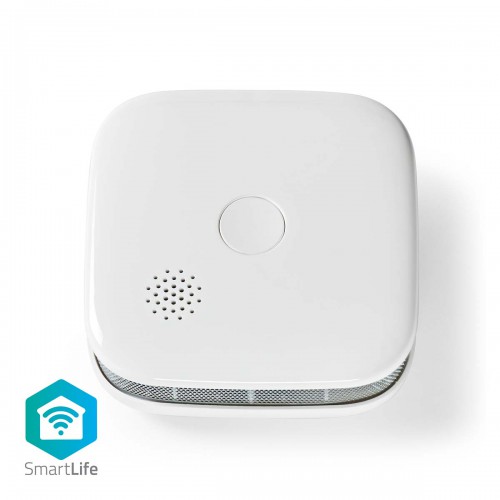 SmartLife Rookmelder | Wi-Fi | Batterij Gevoed | Levenscyclus sensor: 10 Jaar | EN 14604 | Max. batterijduur: 24 Maanden | 85 dB | Wit | 1 Stuks - wifids20wt