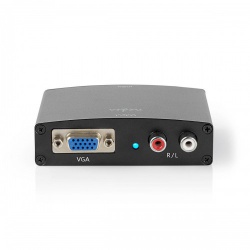 HDMI™-Converter | HDMI™ Input | VGA Female / 2x RCA Female | 1-weg | 1280x768 | 1.65 Gbps | Aluminium | Antraciet - vcon3450at