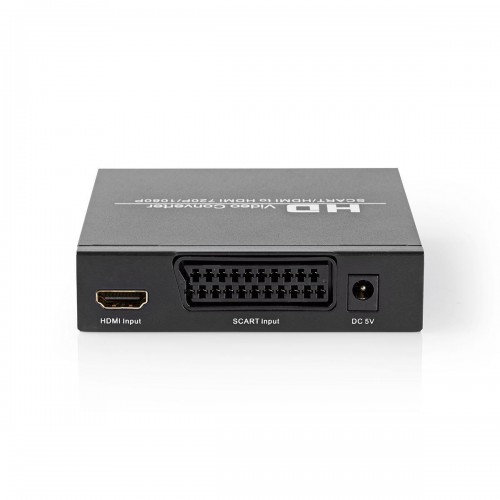 HDMI™-Converter | Scart Female | HDMI™ Output / 1x 3,5 mm Audio-Out / 1x Digitale Audio | 1-weg | 1080p | 1.65 Gbps | Aluminium | Antraciet - vcon3452at