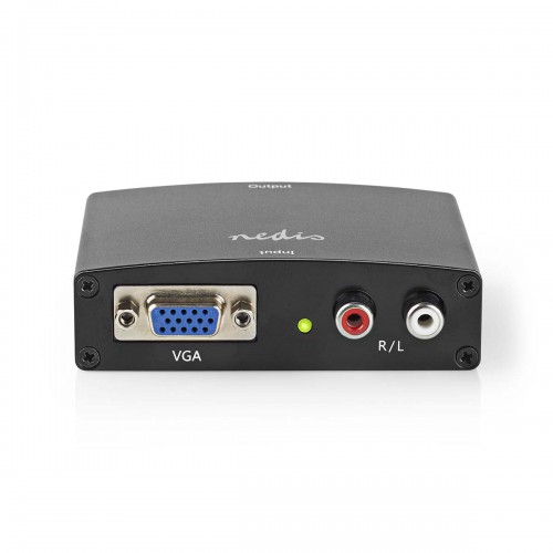 HDMI™-Converter | VGA Female / 2x RCA Female | HDMI™ Output | 1-weg | 1080p | 1.65 Gbps | Aluminium | Antraciet - vcon3454at