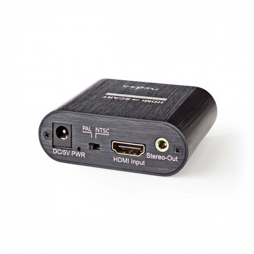 HDMI™-Converter | HDMI™ Input | Scart Female | 1-weg | 480i | 18 Gbps | Metaal | Antraciet - vcon3459at