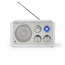FM-Radio | Tafelmodel | FM | Netvoeding | Analoog | 15 W | Bluetooth® | Wit - rdfm5110wt
