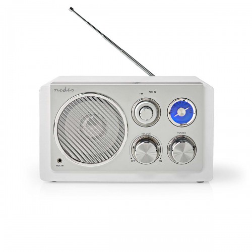 FM-Radio | Tafelmodel | FM | Netvoeding | Analoog | 15 W | Bluetooth® | Wit - rdfm5110wt