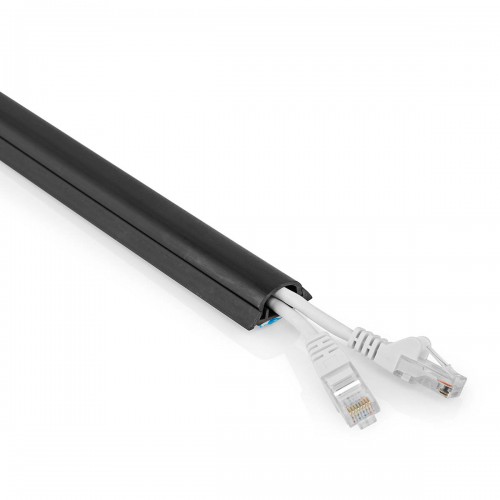 Kabelmanagement | Buis | 1 Stuks | Maximale kabeldikte: 12 mm | PVC | Zwart - cmdt3312bk1500