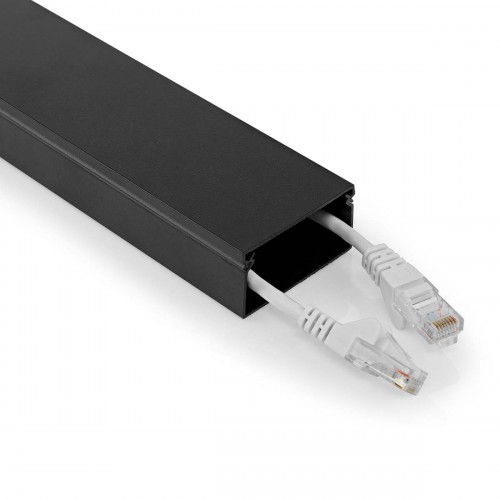 Kabelmanagement | Buis | 1 Stuks | Maximale kabeldikte: 25 mm | Aluminium | Zwart - cmdt5025bk110