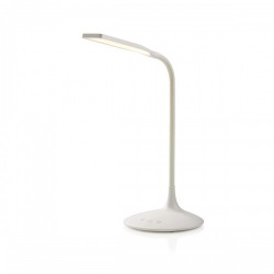 LED-Bureaulamp | Dimbaar | 250 lm | Oplaadbaar | Aanraakfunctie | Wit - ltlg3m1wt2