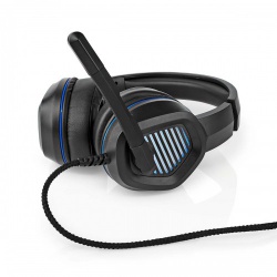 Gaming Headset | Over-Ear | Surround | USB Type-A | Inklapbare Microfoon | 2.10 m | LED - ghst410bk