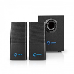 Gaming Speaker | Speaker-kanalen: 2.1 | USB Gevoed | 3,5 mm Male | 30 W | Zonder Verlichting | Volumebediening - gspr10021bk