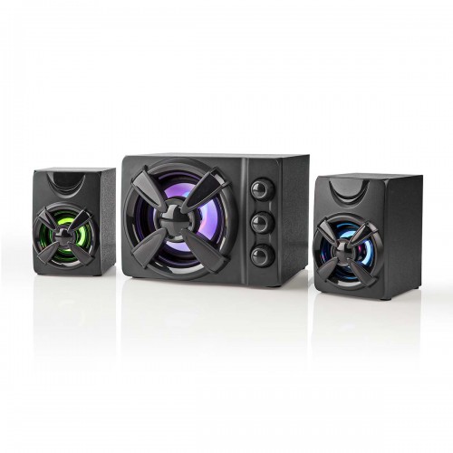 Gaming Speaker | Speaker-kanalen: 2.1 | USB Gevoed | 3,5 mm Male | 33 W | LED | Volumebediening - gspr31021bk