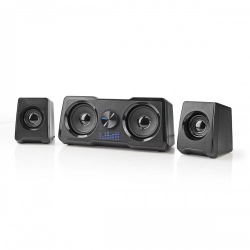 Gaming Speaker | Speaker-kanalen: 2.2 | USB Gevoed | 3,5 mm Male | 48 W | LED | Volumebediening - gspr21022bk