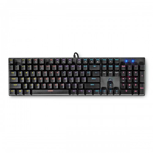 Bedraad Gaming Toetsenbord | USB Type-A | Mechanische Toetsen | LED | QWERTY | US Internationaal | USB Gevoed | Lengte stroomkabel: 1.50 m | Gaming - gkbdm110bkus