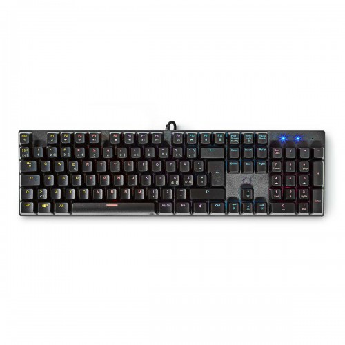 Bedraad Gaming Toetsenbord | USB Type-A | Mechanische Toetsen | LED | QWERTY | Scandinavisch | USB Gevoed | Lengte stroomkabel: 1.50 m | Gaming - gkbdm110bknd