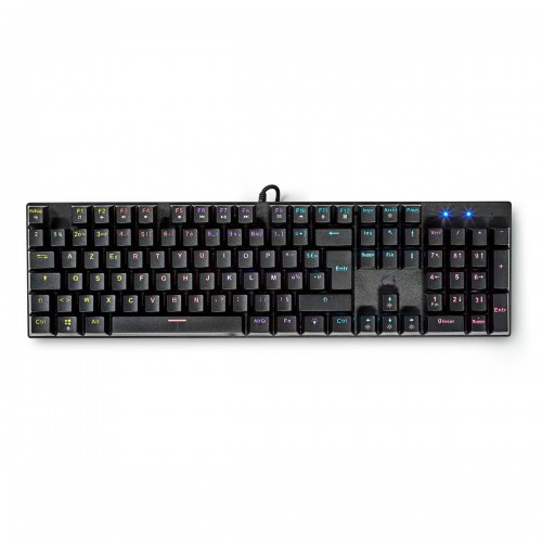 Bedraad Gaming Toetsenbord | USB Type-A | Mechanische Toetsen | LED | AZERTY | Frans | USB Gevoed | Lengte stroomkabel: 1.50 m | Gaming - gkbdm110bkfr