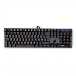 Bedraad Gaming Toetsenbord | USB Type-A | Mechanische Toetsen | LED | QWERTZ | Duits | USB Gevoed | Lengte stroomkabel: 1.50 m | Gaming - gkbdm110bkde